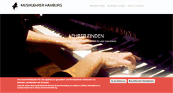 Desktop Screenshot of musiklehrer-hh.de
