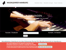 Tablet Screenshot of musiklehrer-hh.de